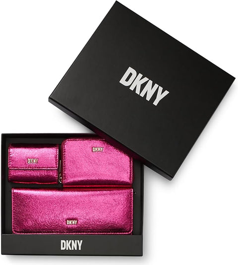 Dkny Women's Fuchsia Set Of  3-Pieces Wallet | Dkny In Lebanon