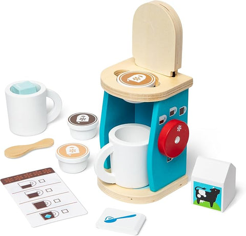 Melissa & Doug Brew And Serve Wooden Coffee Maker Set | Melissa & Doug In Lebanon