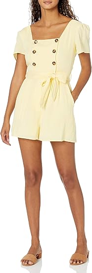 Sugar Lips Women's Yellow Jumpsuit AMZ303