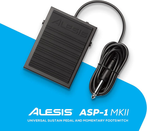 Alesis ASP-1 MKII Universal Sustain Pedal and Momentary Foot Switch | Alesis In Lebanon