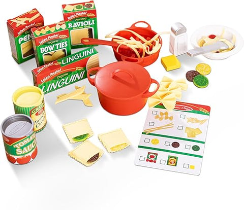 Melissa & Doug Prepare & Serve Pasta Play Food Set Wooden Play Food Sets | Melissa & Doug In Lebanon