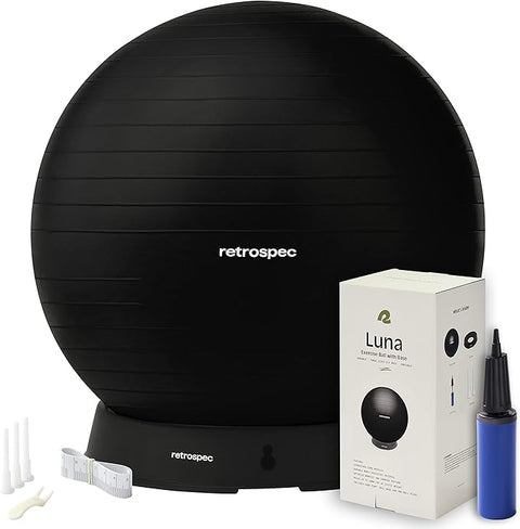 Retrospec Black Luna Exercise Ball | Retrospec In Lebanon