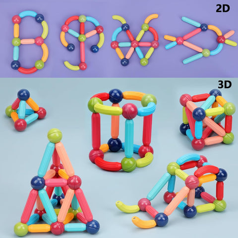 Couomoxa 74pcs Steam Magnetic Construction Toy |Couomoxa In Lebanon