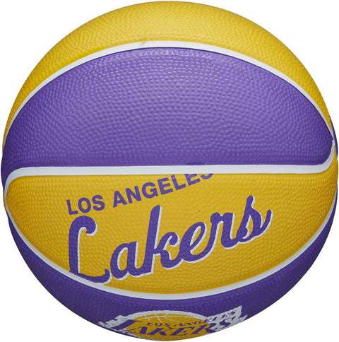 Wilson Los Angeles Lakers NBA Team Retro Mini Basketball | Wilson In Lebanon