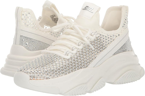 Steve Madden Women's White Poise Sneakers | Steve Madden In Lebanon