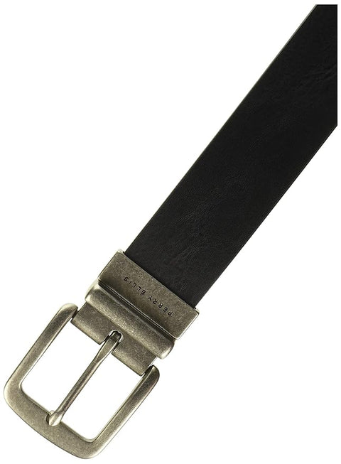 Perry Ellis Portfolio Men's Black Portfolio Cut Edge Reversible Casual Belt | Perry Ellis Portfolio In Lebanon