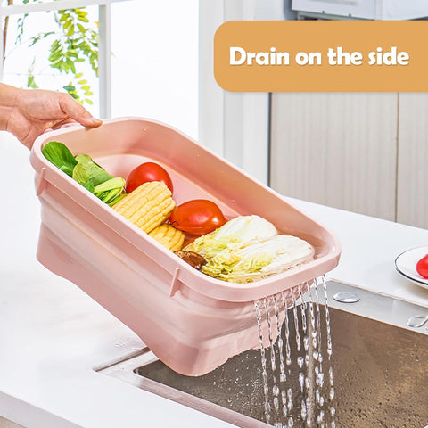 Qifiy Foldable Silicone Washing Basket QFY-0061