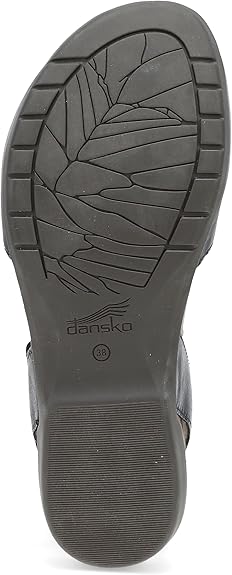 Dansko Women's Black Leather Rowan Sandals | Dansko In Lebanon