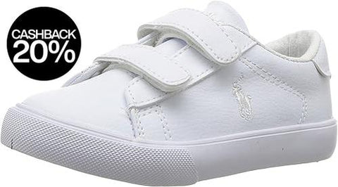Polo Ralph Lauren Boy's White Sneakers | Polo In Lebanon