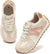 Somiliss Women's Beige Wide Fit Arch Support Non-Slip Sneakers