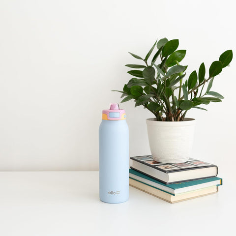 Ello Pop & Fill 32oz Stainless Steel Water Bottle with QuickFill Technology | Ello In Lebanon