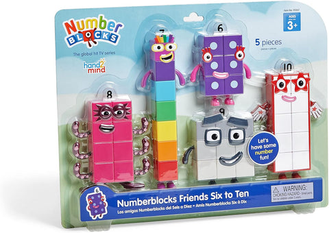Hand2mind Number blocks Friends Six to Ten Action Figure Set | Hand2mind In Lebanon