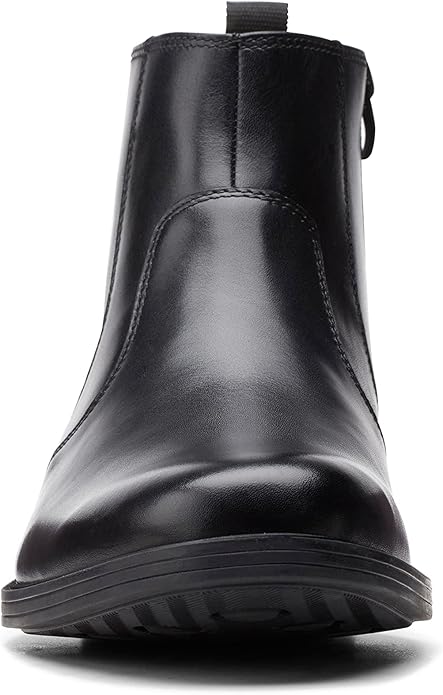 Clarks Men's Black  Whiddon Zip Chelsea Boots | Clarks  in Lebanon