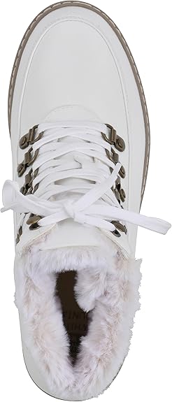 White Mountain Women's White Tamasha Lace-Up Hiker Bootie | White Mountain In Lebanon