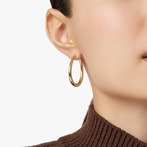 Ana Luisa Women's Gold Plated Small Hoop Earrings | Ana Luisa In Lebanon