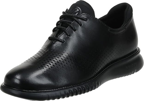 Cole Haan Men's Black 2.zerogrand Laser Wingtip Oxford Casual Shoes |Cole Haan In Lebanon