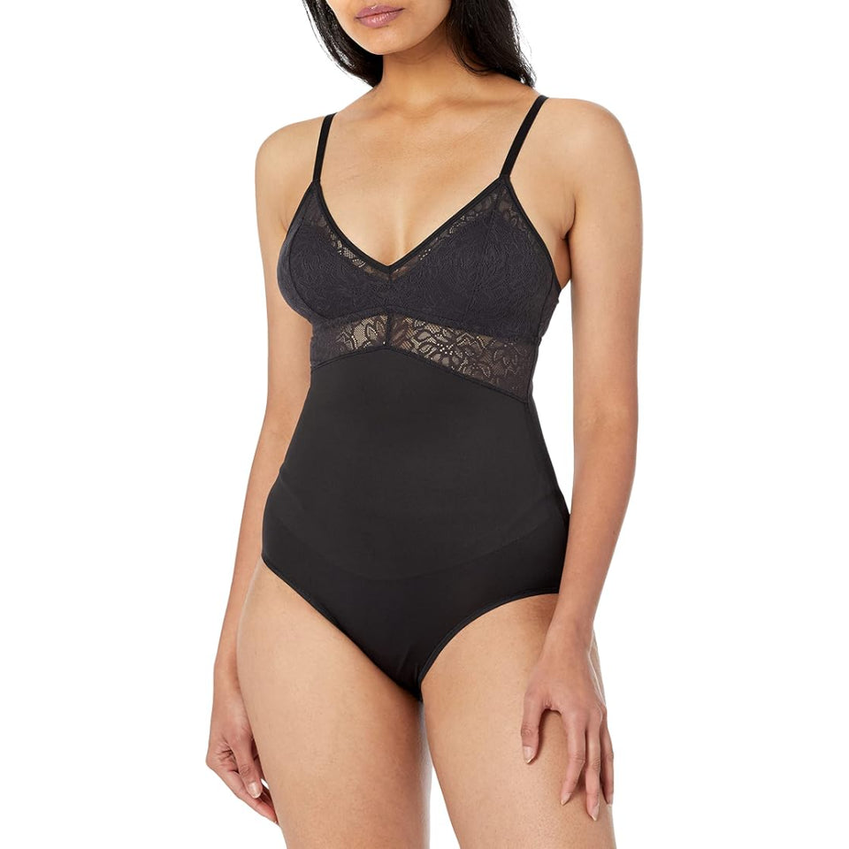 Maidenform Women's Black Lace Tummy Control Shapewear