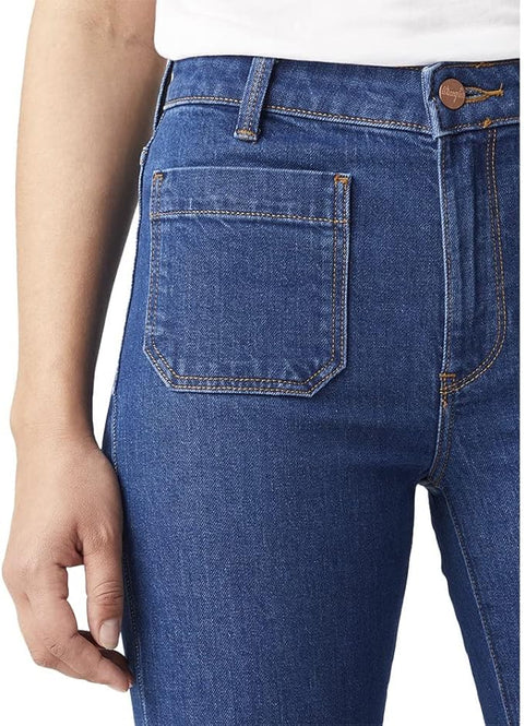 Wrangler Women's Dark Blue Diona Flare 623 Jeans | Wrangler In Lebanon
