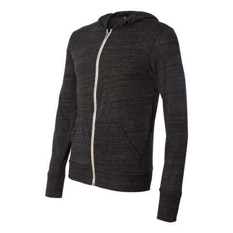 Alternative Men's Washed Black Full Zip Hooded Jacket | Alternative In Lebanon