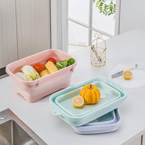 Qifiy Foldable Silicone Washing Basket QFY-0061