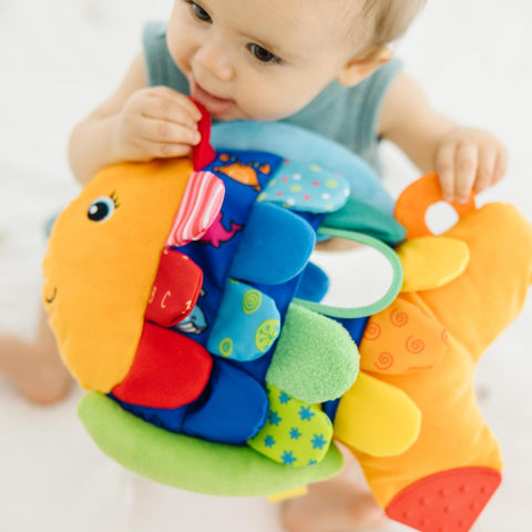 Melissa & Doug K’s Kids Multicolor Soft Baby Book Flip Fish Plush | Melissa & Doug In Lebanon