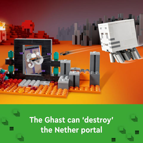 LEGO Minecraft The Nether Portal Embush Adventure Set | LEGO In Lebanon