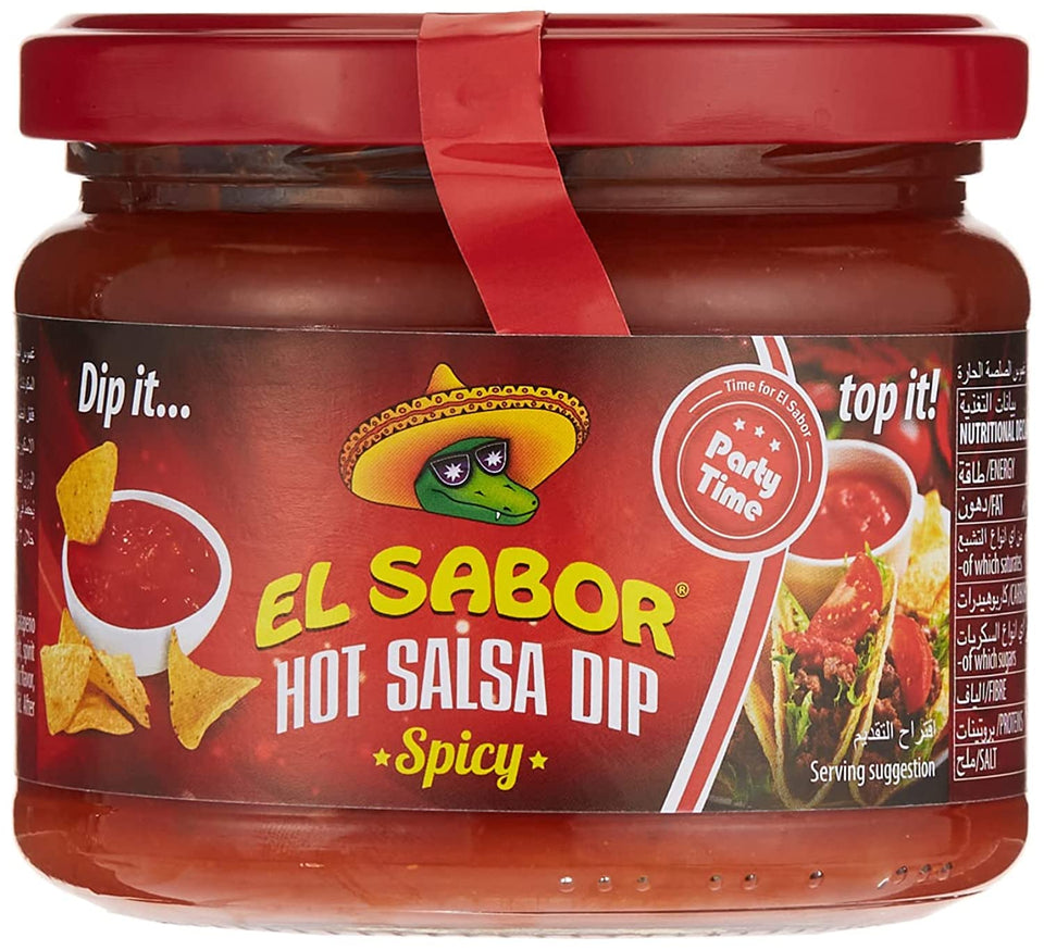 El Sabor Hot Salsa Dip 300g | El Sabor In Lebanon