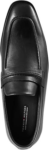 Tommy Hilfiger Men's Black Steran Leather Casual Shoes | Tommy Hilfiger In Lebanon