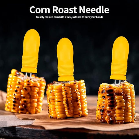 Jes Collection Yellow Corn On The Cob Holder 6pcs | Jes Collection In Lebanon