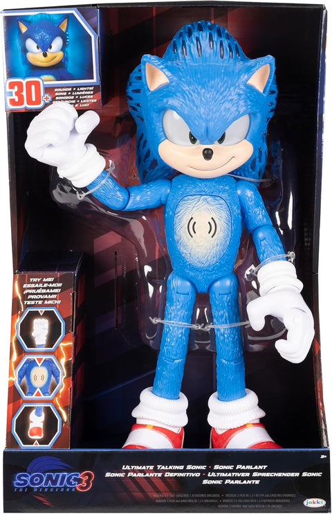 Sonic The Hedgehog 3 Ultimate Talking Sonic 12-Inch Figure | Sonic The Hedgehog In Lebanon