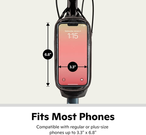 Schwinn Black Top Tube Phone Bag for Bicycles | Schwinn In Lebanon
