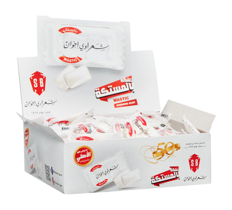 Sharawi Mastic Chewing Gum 100 Packs x 2Pcs