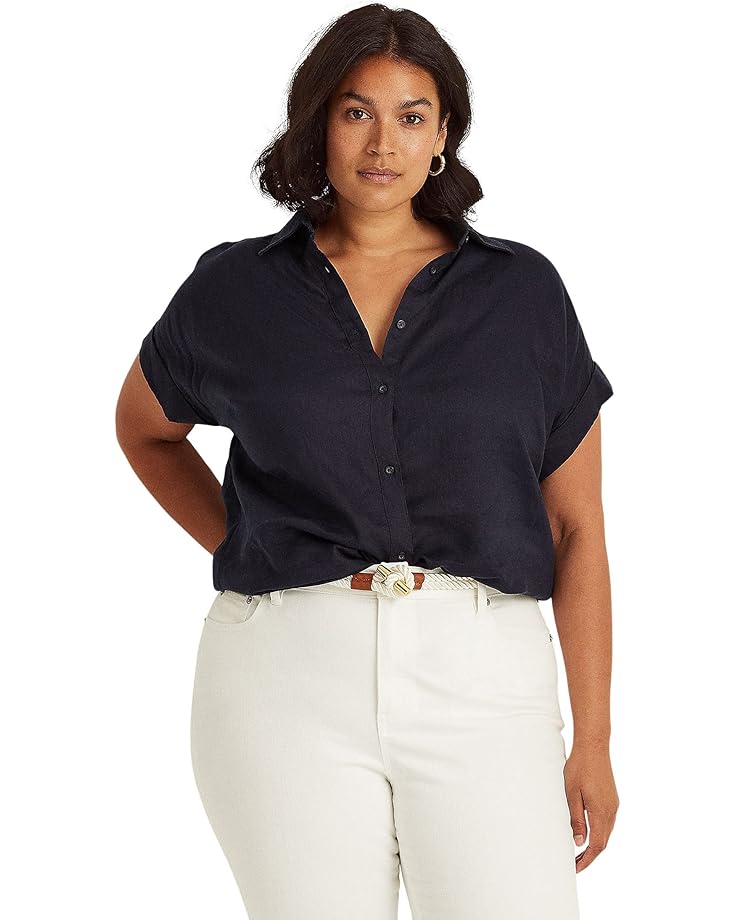 Lauren Ralph Lauren Women's Navy Shirt | Lauren Ralph Lauren In Lebanon
