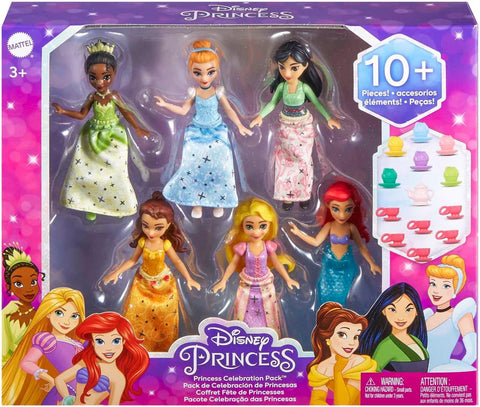 Mattel Disney Princess Princess Teatime Set Of 6 Little Dolls In | Mattel In Lebanon