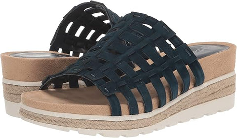 Bella Vita Women's Navy Oaklynn Wedge Slipper | Bella Vita in Lebanon