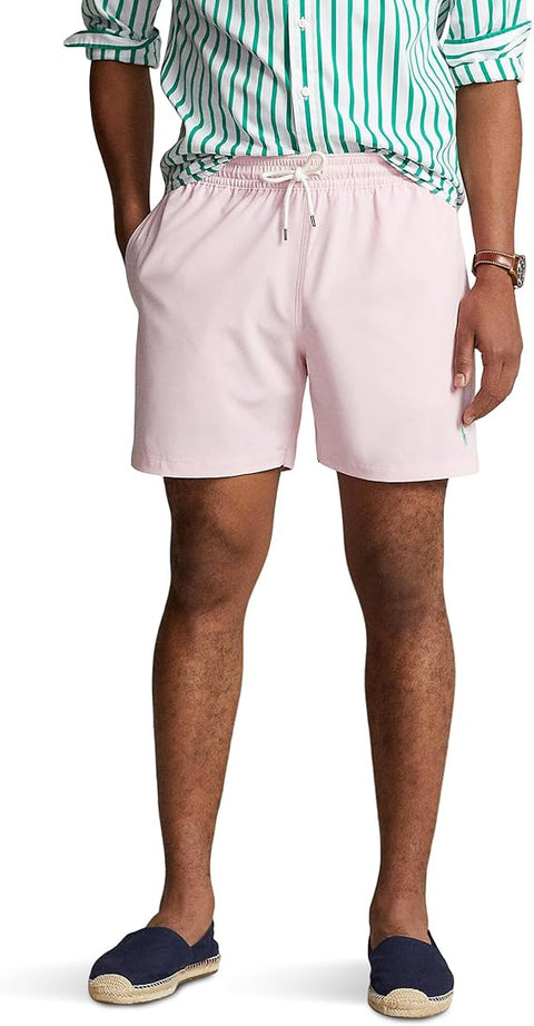 Polo Ralph Lauren Men's Light Pink Traveler Classic Swim Shorts | Polo Ralph Lauren In Lebanon