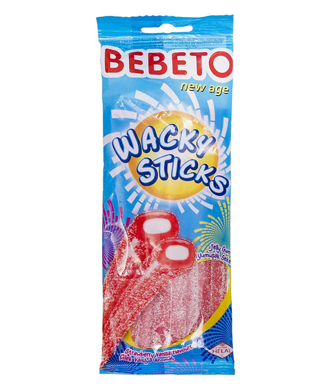 Bebeto Wacky Sticks Strawberry Vanilla Flavoured 75g | Bebeto In Lebanon