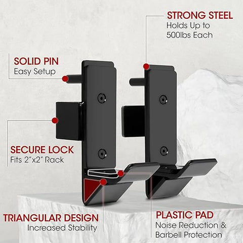 Yes4All J-Hooks 2-Pack Dumbbell Rack Holders for Power Rack – J-Hook | Yes4All In Lebanon