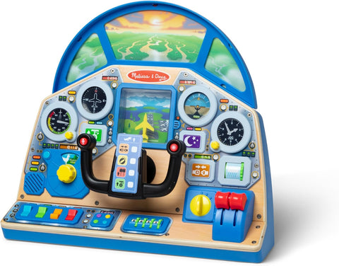 Melissa & Doug Jet Pilot Interactive Dashboard Wooden Toy | Melissa & Doug In Lebanon