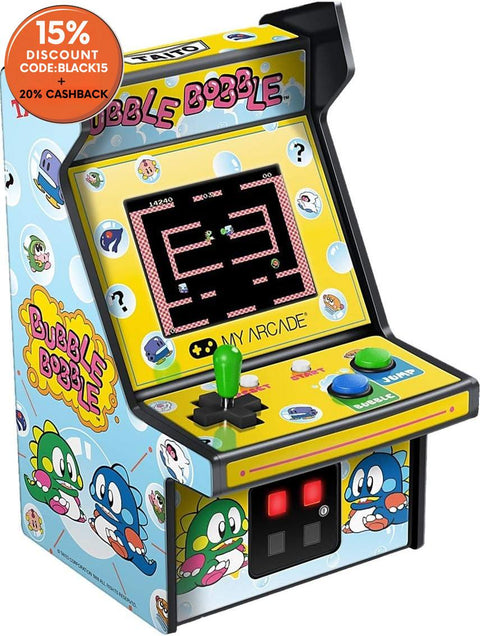 My Arcade Bubble Bobble Mini Arcade Machine|My Arcade In Lebanon