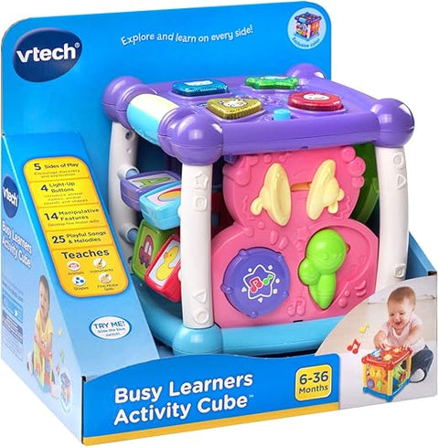 VTech Busy Learners Activity Cube, Purple | VTECH In Lebanon