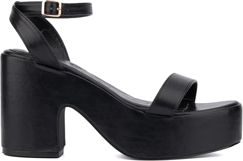 Olivia Miller Women's Silver Square Toe Sandal | Olivia Miller in Lebanon