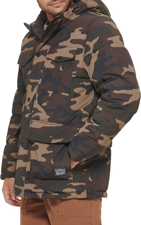 Levi’s Men's Multicolor Camo Printed Quilted Jacket | Levi’s In Lebanon