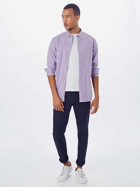 Tommy Hilfiger Men's Navy Active Th Flex Stretch Melange Trousers | Tommy Hilfiger In Lebanon