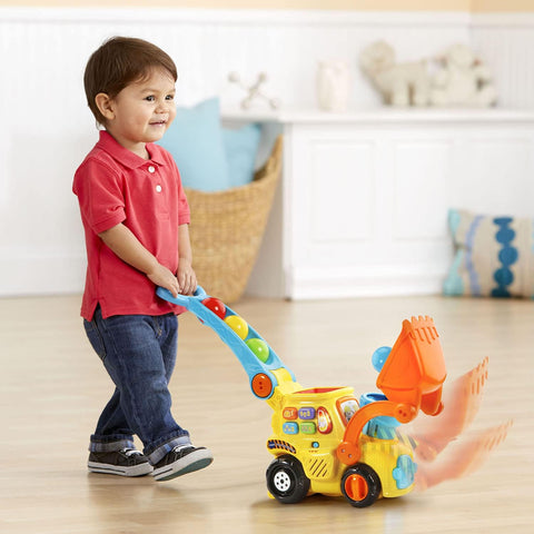 VTech Bulldozer Pop-a-Balls Push & Pop Toy|VTech In Lebanon