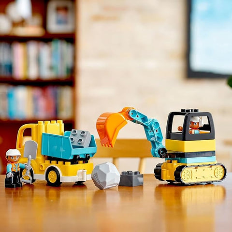 Lego Duplo Town Truck & Tracked Excavator Construction Vehicle | Lego In Lebanon