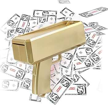Generic Money Gun Shooter With 200pcs 100 Dollar Bills Prop Toy | Generic In Lebanon