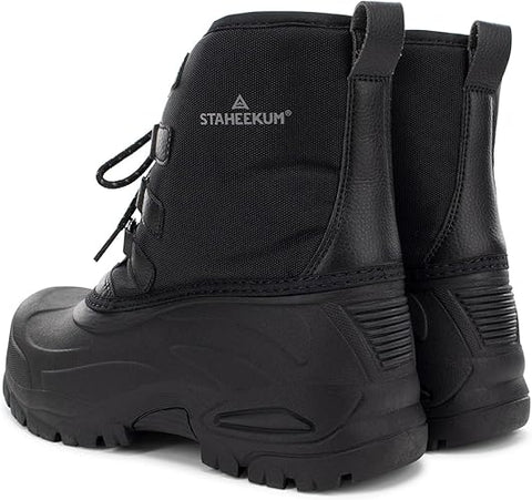 Staheekum Men's Black Winter Snow Boots | Staheekum In Lebanon