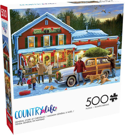 Buffalo Games Greg Giordano General Store at Christmas 500 Piece Jigsaw Puzzle |Buffalo Games In Lebanon