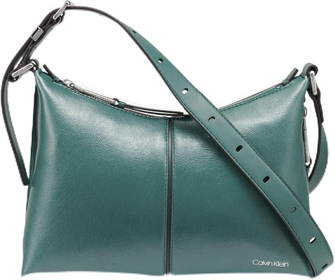 Calvin Klein Women's Green Max Top Zip Crossbody | Calvin Klein In Lebanon